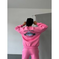 Жіночий теплий світшот рожевого кольору 30142