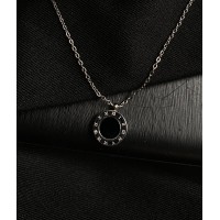 Кулон з ланцюжком срібного кольору 30618