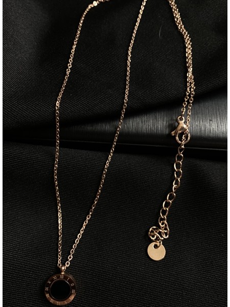 Кулон з ланцюжком золотого кольору 30619