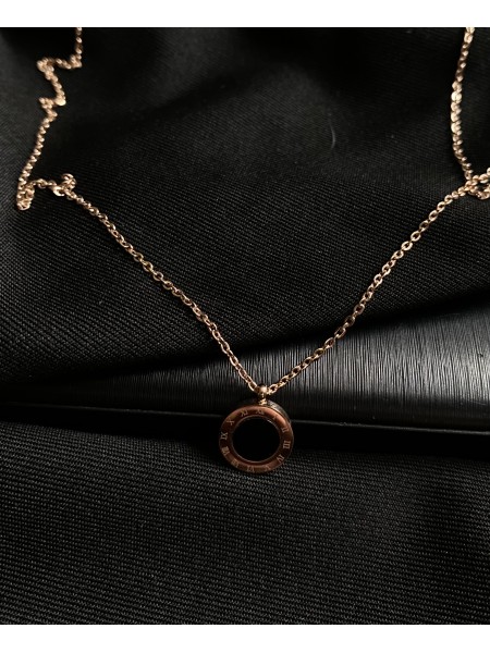 Кулон з ланцюжком золотого кольору 30619