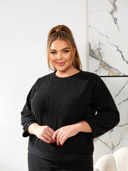 Прогулочный костюм с юбкой черного цвета 30951