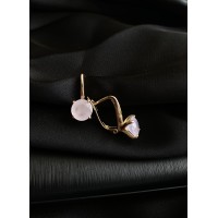 Сережки "Ніжність" англійський замок золотого кольору 31323