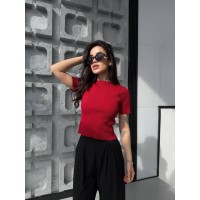Женский топ красного цвета 31637