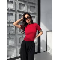 Женский топ красного цвета 31637