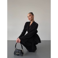 Женский прогулочный костюм c кимоно черного цвета 31750