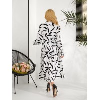 Легкое платье-рубашка белого цвета 31754