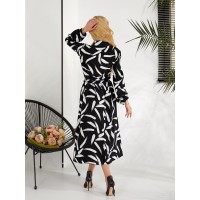 Легка сукня-сорочка чорного кольору 31756