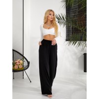 Жіночі прогулянковi штани чорного кольору 31785