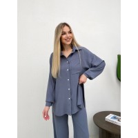 Костюм-двійка графiтового кольору  31791