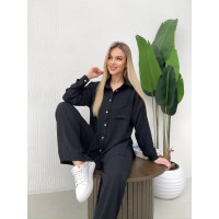 Костюм-двойка черного цвета  31793