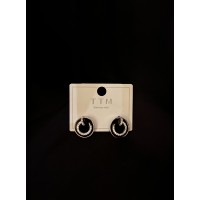 Сережки "Гвоздики" срібного кольору 31899