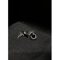 Сережки "Гвоздики" срібного кольору 31899