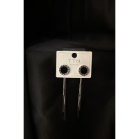 Сережки Гвоздики срібного кольору 31903