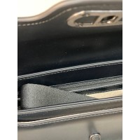 Женская сумка кросс-боди из эко-кожи черного цвета 31990