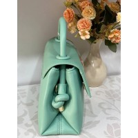 Класична маленька жіноча сумка із еко-шкіри бiрюзового кольору 31996