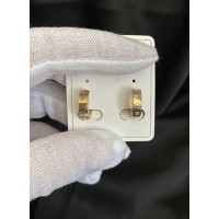 Сережки застібка - кільце золотого кольору 32012