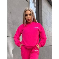 Женский спортивный костюм малинового цвета 32136