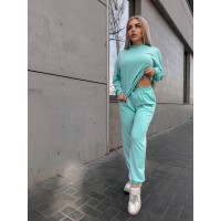 Женский спортивный костюм мятного цвета 32139