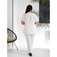 Жiночiй прогулянковий костюм молочного кольору 32186