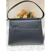 Жіноча класична сумка з еко-шкіри чорного кольору 32193