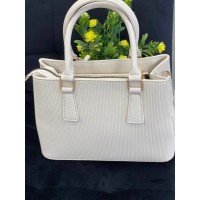 Жіноча базова сумка для роботи з еко-шкіри бiлого кольору 32268