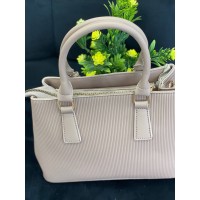 Жіноча базова сумка для роботи з еко-шкіри пудрового кольору 32270