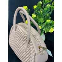 Женская сумка кросс-боди из эко-кожи пудрового цвета 32271