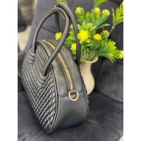 Жіноча сумка крос-боді з еко-шкіри чорного кольору 32272