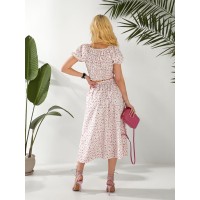 Женский костюм (топ+юбка) молочного цвета 32411