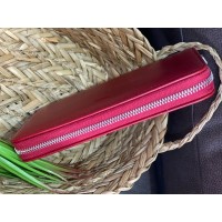 Жіночий гаманець з еко-шкіри червоного кольору 32481