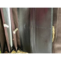 Жіночий гаманець з гладкою еко-шкіри чорного кольору 32485