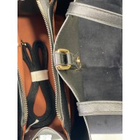 Жіноча брутальна сумка шопер із еко-шкіри чорного кольору 32495