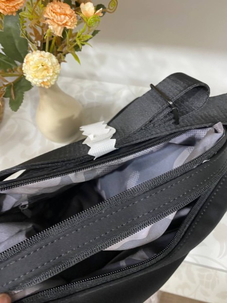 Жіноча повсякденна сумка через плече з еко-шкіри чорного кольору 32508