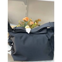 Жіноча повсякденна сумка через плече з еко-шкіри чорного кольору 32508