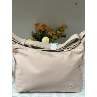 Жіноча повсякденна сумка через плече з еко-шкіри бежевого кольору 32511