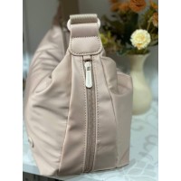 Жіноча повсякденна сумка через плече з еко-шкіри бежевого кольору 32511