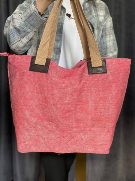 Жіноча містка сумка на плече червоного кольору 32745