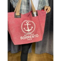 Жіноча містка сумка на плече червоного кольору 32745