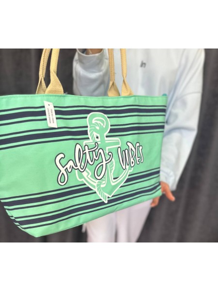 Жіноча містка сумка на плече зеленого кольору 32746