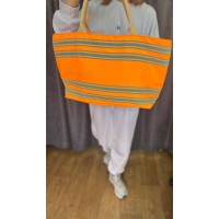 Жіноча містка сумка на плече помаранчевого кольору 32747