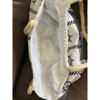 Жіноча пляжна сумка молочного кольору 32749