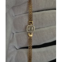 Браслет золотого кольору замок шарнір 32769