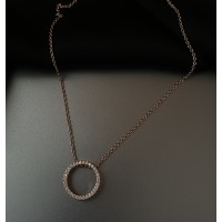 Підвіска Кільце з ланцюжком золотого кольору 32808