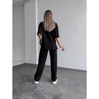 Жіночий спортивний костюм чорного кольору 32943