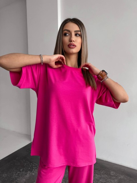 Жіночий спортивний костюм малинового кольору 32948