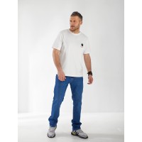 Джинси Antonie Straight чоловічі синього кольору 32982