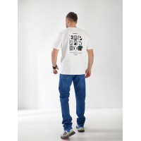 Джинси Antonie Straight чоловічі синього кольору 32982