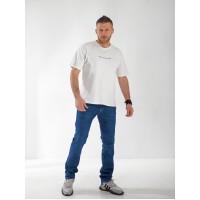 Джинси Madelen Straight чоловічі синього кольору 32983