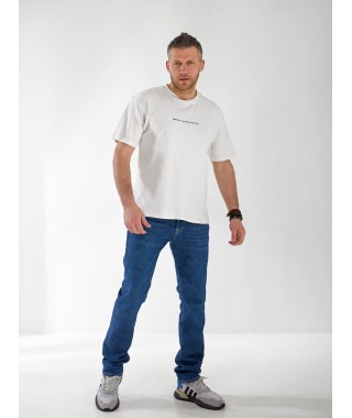 Джинси Madelen Straight чоловічі синього кольору 32983