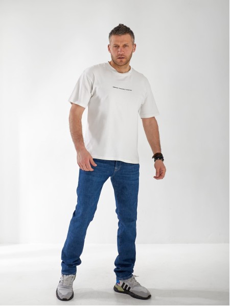 Джинси Madelen Straight чоловічі синього кольору 32983